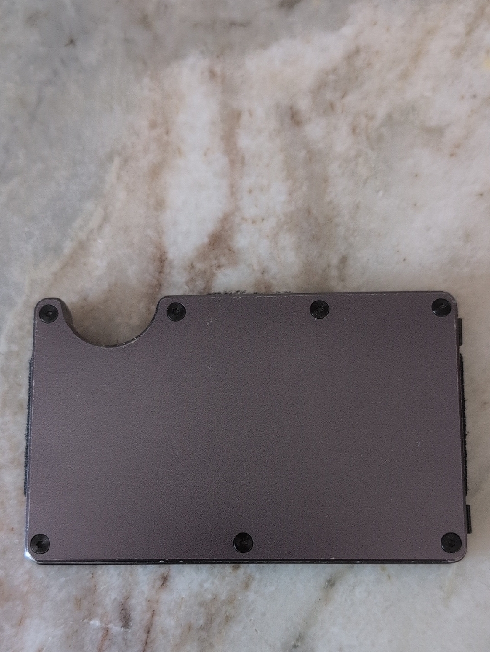 The Ridge Gunmetal RFID Card Holder Ridge Wallet - Picture 3 of 9
